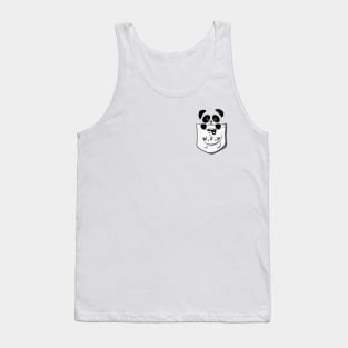 panda pocket Tank Top